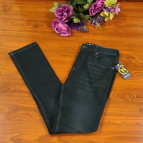 Nautica Kids Dark Blue Jeans - Picture 1 of 10